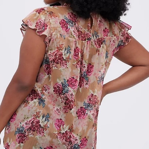 TORRID Floral Chiffon Top - Picture 5 of 7